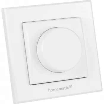 Vypínač svetla Homematic IP HMIP-WRCR otočný biely 55x55x27 mm