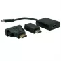 VALUE - externý video adaptér - USB-C 3.1 - HDMI - čierny