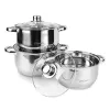 MAESTRO MR-2020-6M 6-dielna sada hrncov, nerez