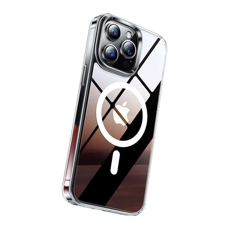 Ochranné puzdro magnetické Torras GUARDIAN pre iPhone 15 Pro Clear Diamond-Finish
