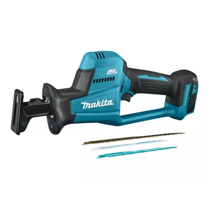 Makita DJR189Z akumulátorová šabľová píla 18 V čierna, modrá