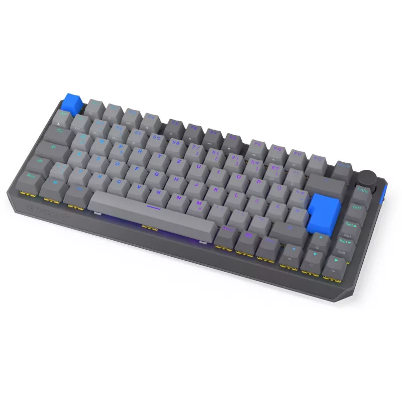 Kompaktná 75% bezdrôtová mechanická klávesnica ENDORFY Thock V2 so žltými spínačmi, DE-layout