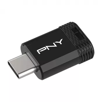 USB flash disk PNY Elite-X 128 GB USB Type-C 3.2 Gen 1 (3.1 Gen 1) čierna