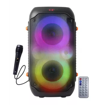 Esperanza EP156 BT FM LED RGB KARAOKE reproduktor čierny 20W