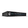 Lindy 7 portový USB 3.0 kovový hub, USB 3.2 Gen 1 (3.1 Gen 1) Type-A, 5000 Mbit/s, čierna, 0,8 m, 185 mm, 75 mm