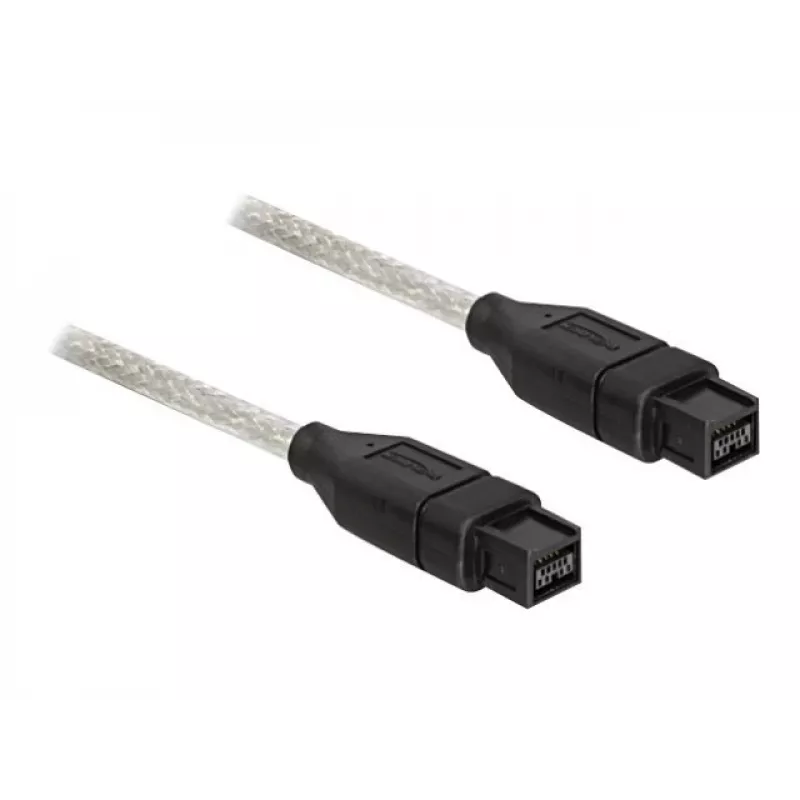 FireWire kábel DeLOCK FireWire B/B 1,0 m sivý