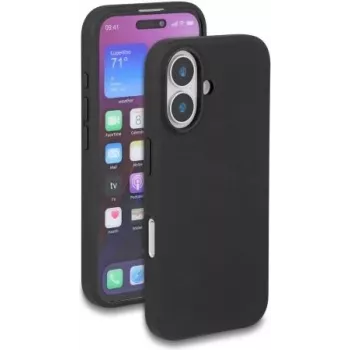 Ochranné DELOCK soft-touch silikónové puzdro pre iPhone 16 – čierne
