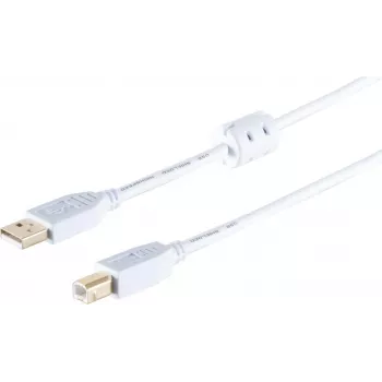 USB kábel ShiverPeaks 77025-WF High Speed USB 2.0 A-na-B konektor
