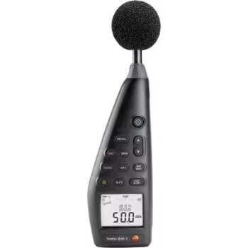 Testo 816-1 - digitálny - A váženie - C váženie - rýchly - pomalý - 30 - 130 dB - 1,4 dB - 0,1 dB (0563 8170)
