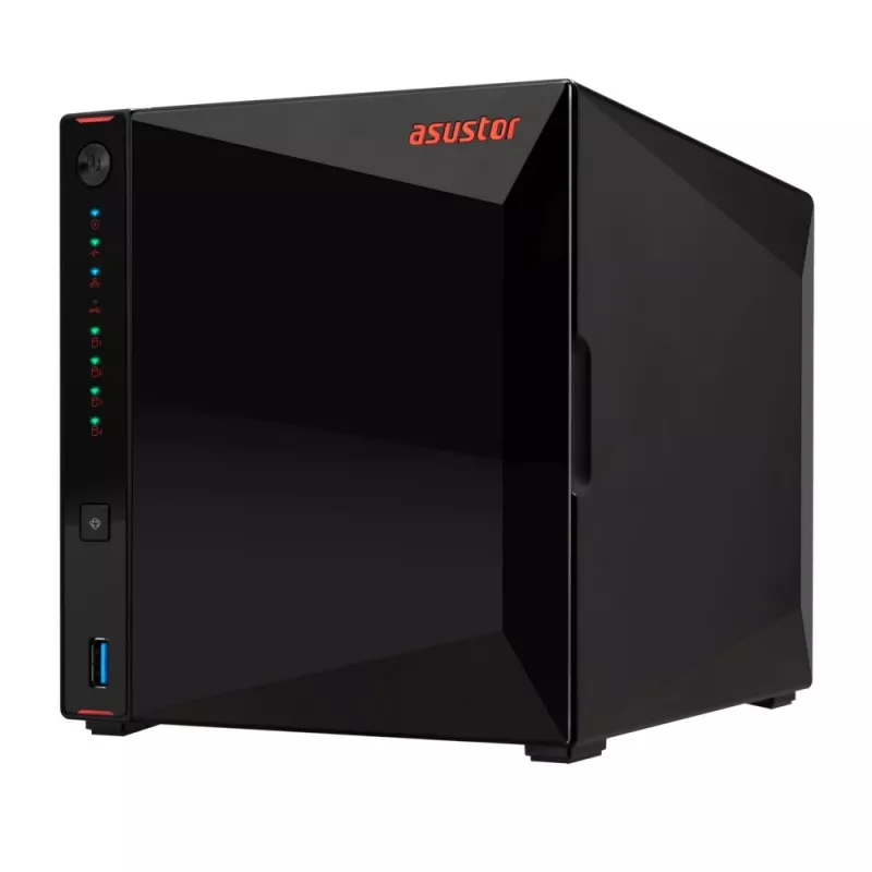 Asustor AS5404T NAS/úložný server Intel® Celeron® N5105 4 GB DDR4 0 TB ADM čierna