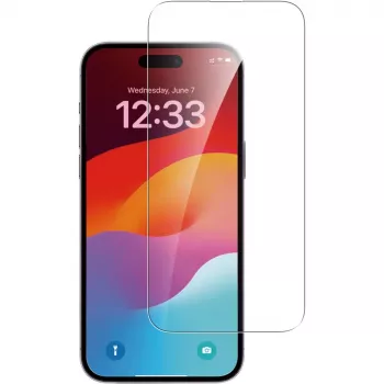 Ochranné sklo 4smarts 540595 pre Apple iPhone 15 guľovzdorné tvrdené sklo