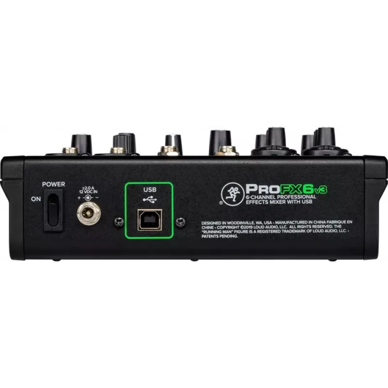 Mixér Mackie ProFX6v3 kompaktný 6-kanálový analógový mixér s USB rozhraním
