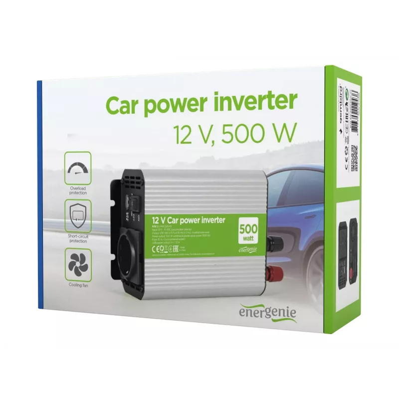 Auto menič napätia 12V 500W