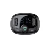 FM vysielač Baseus SUP0004410 87,5–108 MHz Bluetooth USB čierny