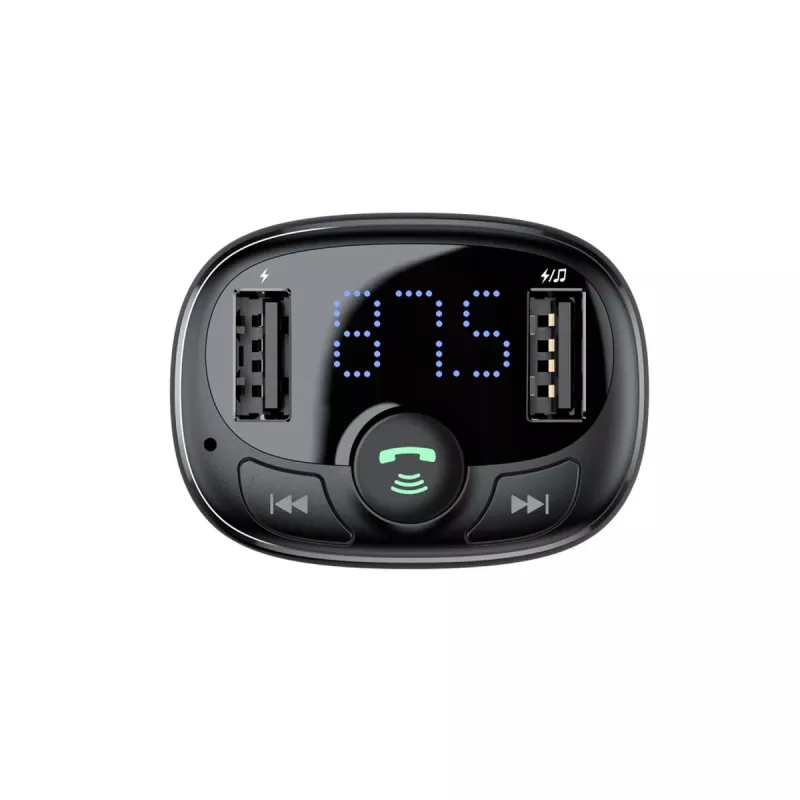 FM vysielač Baseus SUP0004410 87,5–108 MHz Bluetooth USB čierny