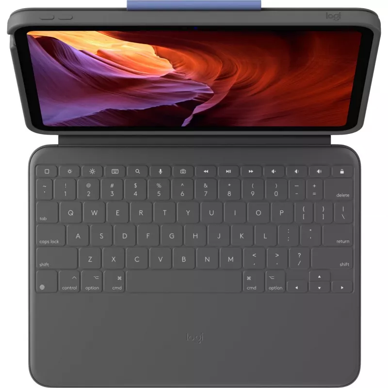 Logitech 920-011200 klávesnica pre mobilné zariadenia QWERTZ nemecká Smart Connector grafitová