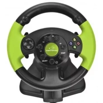 Drôtový herný ovládač ESPERANZA EG104 pre PlayStation 3 a Xbox 360, čierna/zelená