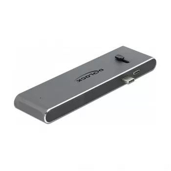 Dokovacia stanica DeLOCK Dual USB Type-C s HDMI USB 3.2 SD PD 3.0