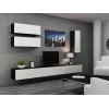 Cama skriňa VIGO 90 uzavretá 90/35/32 čierna/biela lesk