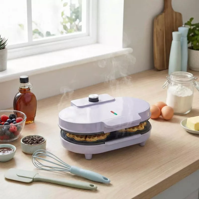 Giles & Posner EK6700GSPPVDE dvojité srdcové wafle