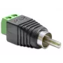 RCA adaptér DeLOCK 65417 čierny zelený strieborný