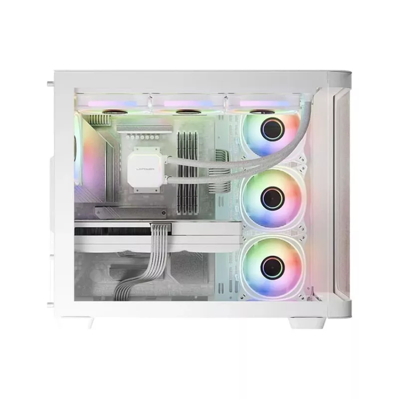 LC-Power Gaming 8001W Pro-Storm Light Midi-Tower ATX skriňa, biela (LC-8001W-ON)