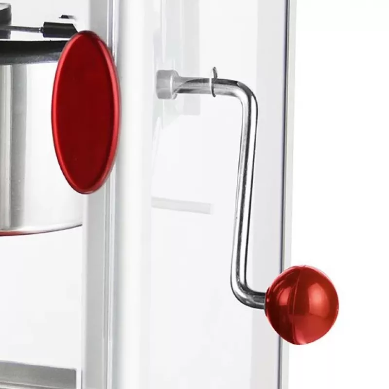 Emerio POM-120650 stroj na popcorn, 360 W, červený/strieborný