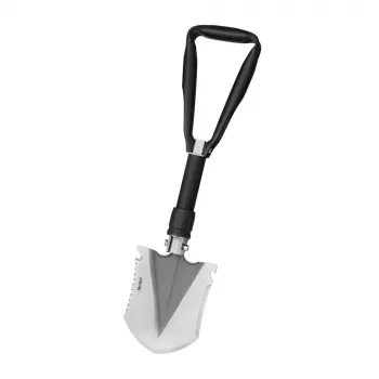 Skladacia lopatka Nextool NE20033 – kompaktná multifunkčná mini lopatka, zložená 20,6 cm, rozložená 50,3 cm, hmotnosť 797 g, šírka 128 mm