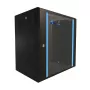 Nástenný rozvádzač Extralink Extralink Rackmount cabinet 12U 600x450 čierny