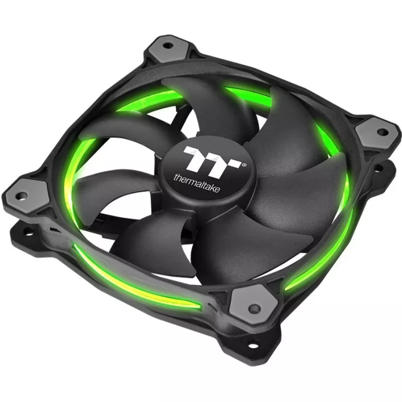 Thermaltake Riing 12 LED RGB Sync Edition CL-F071-PL12SW-A 120 mm ventilátor do skrine, 3 ks, do 1500 ot./min, čierny