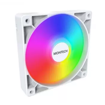 Montech GF120 V2 ARGB modul ventilátora počítačovej skrine 12 cm biely 3 ks