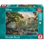 Schmidt Spiele 59473 Thomas Kinkade: Disney Kniha džunglí puzzle, 1000 dielikov, 69,3 x 49,3 cm