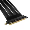 Akasa Riser Black X2 Mark IV Premium PCIe 4.0 x16 riser kábel, 20 cm, AK-CBPE03-20B