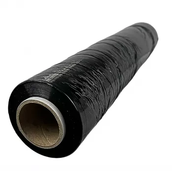 Strečová fólia BESTPAK 23 µm čierna, šírka role 1,5 m, jadro 1,2 palca, polyetylén