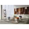 Up Up Seul ergonomická balančná stolička čierna, D42 zelená látka