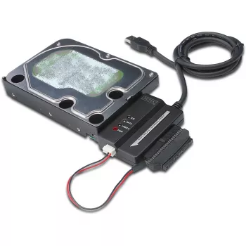 DIGITUS DA-70325 - radič úložiska - 6,4 cm, 8,9 cm (2.5, 3.5) - ATA / SATA 3Gb/s - 300MBps - USB3.0 (DA-70325)