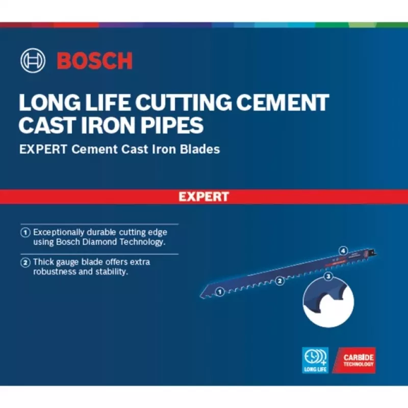 Bosch S 1750 RD Čepeľ na sablovú pílu diamant 1 ks