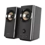 CREATIVE T60 2.0 kompaktné Hi-Fi stolové reproduktory s čistým dialógom a surround cez Sound Blaster SmartComms Kit, USB-C audio, mikrofón a headset konektory B
