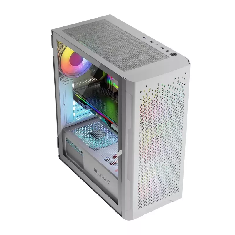 Logic ARAMIS ARGB MINIDI USB 3.0 skriňa biela