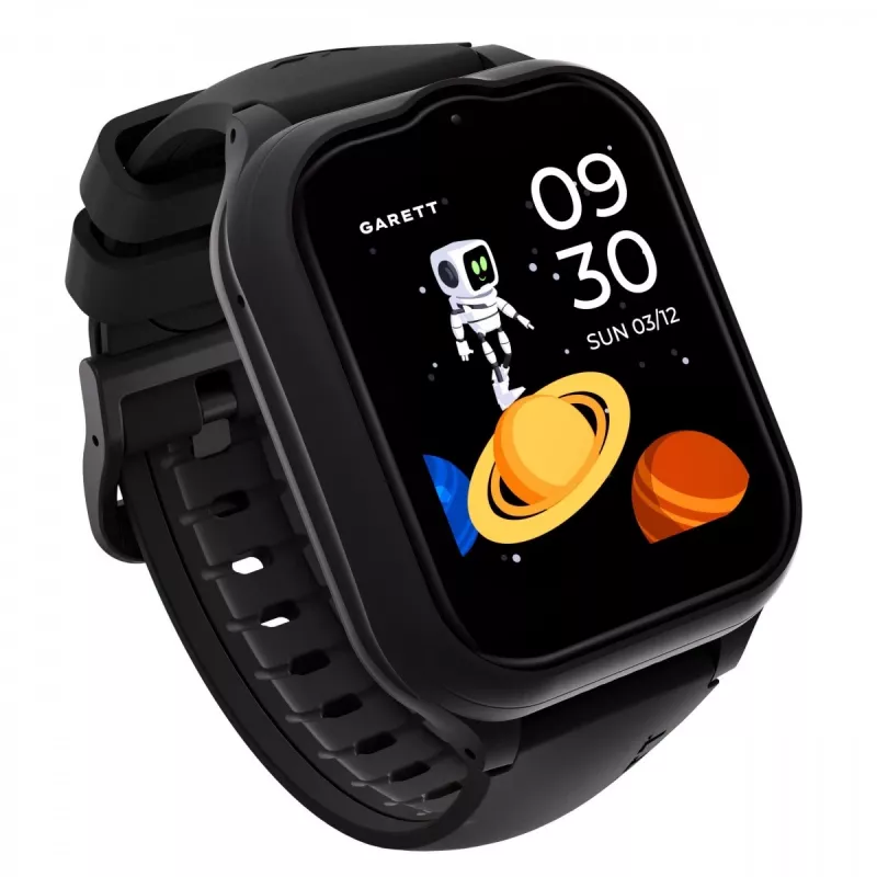 Detské smart hodinky Garett Kids eSim 4G čierne