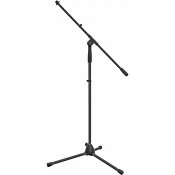 Mikrofónny stojan Omnitronic MS-1B s adaptérmi so závitom 3/8 palca a 5/8 palca