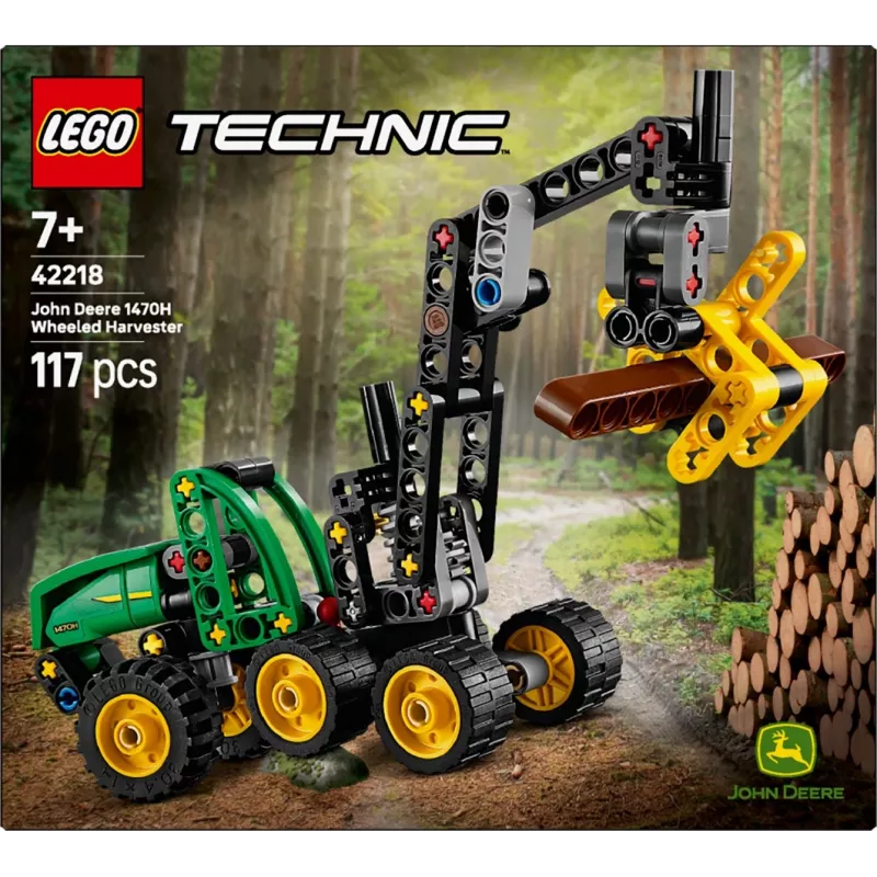 LEGO TECHNIC 42218 John Deere 1470H Kombajn na ťažbu dreva