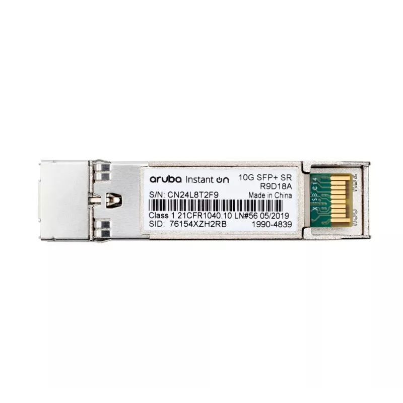 HPE Networking Instant on 10G SFP+ LC SR transceiver pre pripojenia do 300 metrov (R9D18A)