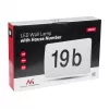 Maclean MCE292 W LED svietidlo s domovým číslom a súmrakovým senzorom, 12 W, 950 lm, IP65, biele