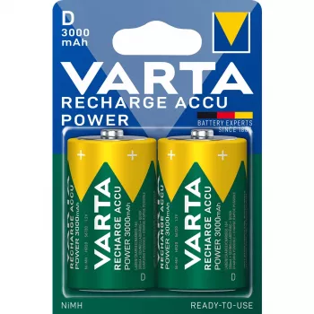Varta akumulátor VARTA RPA Ni-MH D (Mono) 3000mAh 1,2V / 2 ks blister (56720 101 402)