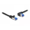 Sieťový kábel DeLOCK RJ45 Cat.6A S/FTP 2m čierny