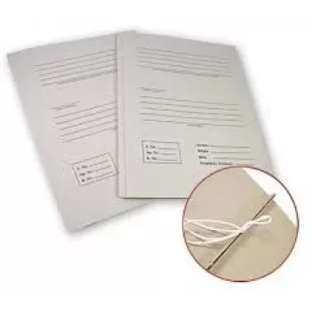 Šanón SMLT, archívny, A4 4 cm, 300 g, s 2 šnúrkami, s potlačou, biely, kartón, ekologický