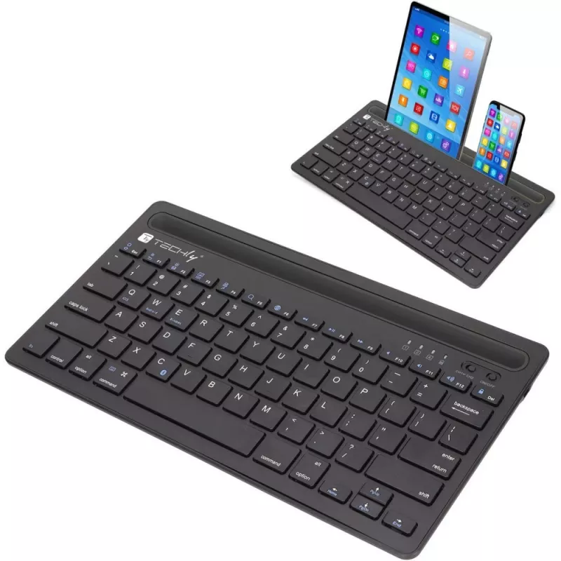 Techly ICTBK102U univerzálna klávesnica Bluetooth QWERTY anglická čierna