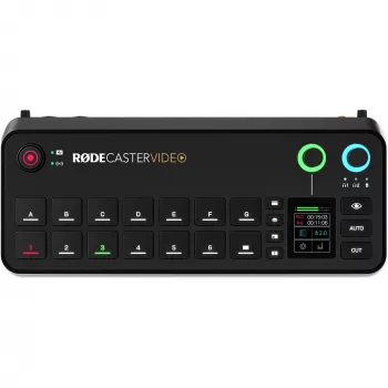 Rode RØDECaster Video video a audio produkčná konzola, až do 6 video zdrojov, dva predzosilňovače, dva interné bezdrôtové prijímače