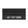 Napájací zdroj Cooler Master X Mighty Platinum 2000W 230V, ATX 24-pol, 80 PLUS Platinum, čierny, 12 cm ventilátor
